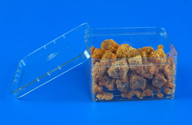 Lightweight Square Plastic Storage Bins PP Food Grade Material 40℃ Resistance
