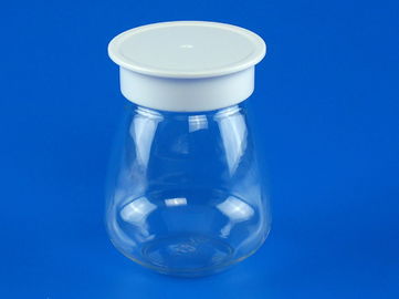 Small Capacity Plastic PET Plastic Jars Special Shape Customized Lid Color